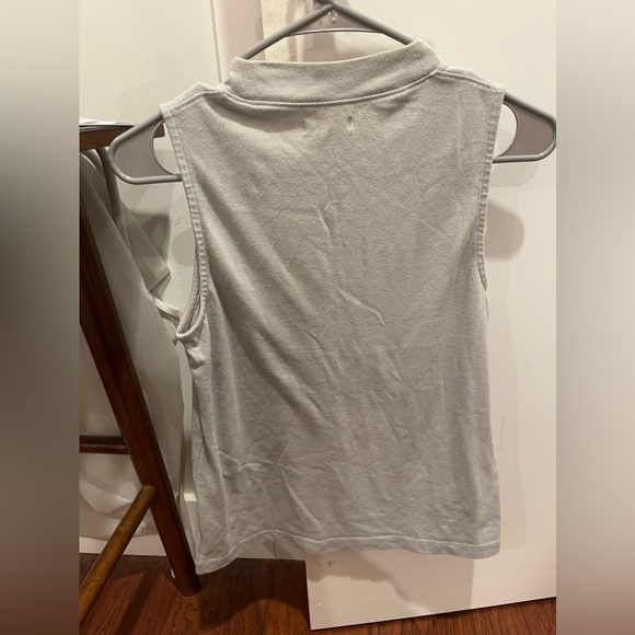 Madewell mock neck tank in pale blue - Picture 2 of 2